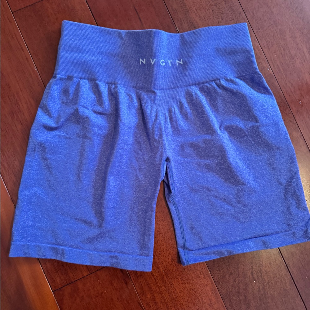 NVGTN Women's Vibrant Blue Bike Shorts